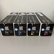 HP 218X High Capacity Complete Toner Set KYCM for LaserJet Pro 3201dw MFP 3301 picture