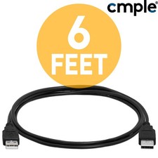 High-Speed USB 2.0 Cable USB-A Male to Male Cord Printer Hard Drive Type A Wire picture