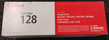 Canon 128 Black Cartridge 3500B001 MF4400 MF4500 MF4700 MF4800 D500 - New , P2 picture