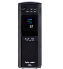 BLACK - CYBERPOWER GAMING 1500VA 12 OUTLETS LCD UPS picture