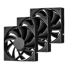 DARKROCK 3-Pack 120mm Black Computer Case Fans picture