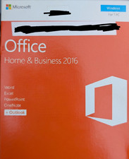 Microsoft Office Home & Business 2016 for Windows 1 PC Word Excel PowerPoint picture