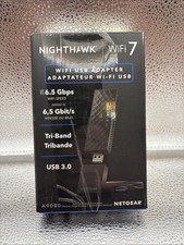 NETGEAR Nighthawk A9000 WiFi 7 BE6500 USB 3.0 Adapter Windows 11 Open Box picture