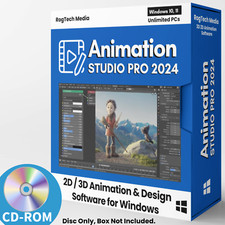 Animation Studio PRO 2024 - 3D/2D Motion Graphic Design Software Suite - Windows picture