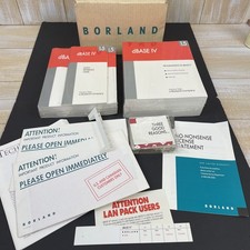 Borland dBase IV 1.5 LAN Pack: Quick Reference, Programming, Language & 4 Disks picture