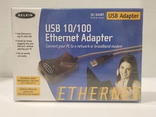 Belkin USB 10/100 Ethernet Adapter F5D5050 Network Interface Card - New picture