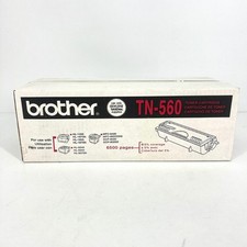 Brother TN-560 High Yield Black Toner Cartridge Genuine OEM New Sealed TN560 picture