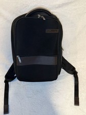 Samsonite Black Laptop Backpack with Brown Trim picture