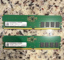 Micron 32GB (2x16GB) DDR5 UDIMM PC5-5600B 288-Pin RAM MTC8C1084S1UC56BD1KF picture