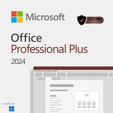 Microsoft Office 2024 Lifetime Perpetual License 1 PC Windows Physical Box picture