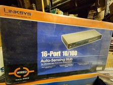 Linksys 16 Port RJ45 10/100 Mbps Ethernet Network LAN HUB EF2h16 Cisco NEW BOX picture
