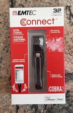 Sealed EMTEC Connect iCobra2 iPhone/iPad 32GB 2in1 Flash Drive USB3.0/ Lightning picture