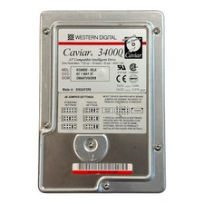 WESTERN DIGITAL CAVIAR 34000 AC34000-00LA AT COMPATIBLE INTELLIGENT DRIVE untest picture