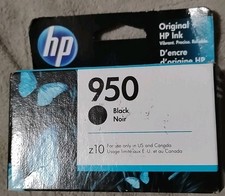 HP 950 Black Original Ink Cartridge New and Sealed in Box Expired 09/2021 picture