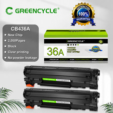 2PK CB436A 36A Black Toner Works With HP LaserJet P1505 P1505n M1120 M1522nf picture