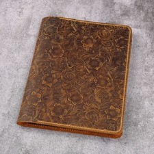 Genuine embossing leather 2025 iPad Air 13 11 portfolio case cover for women picture