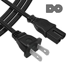 6Ft 2 Prong Polarized AC Wall Power Cord Cable Plug for Sony PlayStation 1 2 ... picture