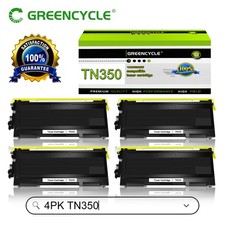 4PK TN350 Toner Compatible for Brother HL-2045 HL-2050 HL-2075N HL-2070N Printer picture