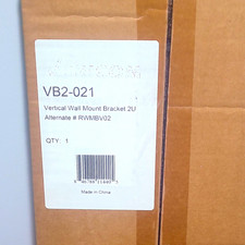 Vericom VB2-021 Wall-Mount Vertical Rack Bracket 2U 19 in RWMBV02 picture