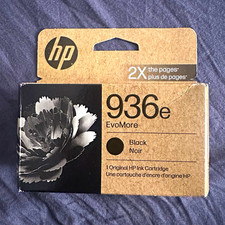 Genuine HP 936e EvoMore Black Ink Cartridge 4S6V6LN Exp JAN 2028 picture