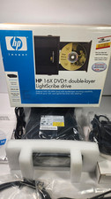 HP dvd640e 16X External DVD Writer Double-Layer LightScribe USB Drive Open Box picture