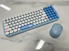 Sanrio Retro Wireless Keyboard Mouse Set / Cute Character Key Cap picture