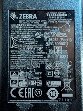 Genuine OEM Zebra PS000082A01 AC Power Supply Adapter Excellent condition picture