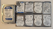 Lot of 9 Mixed Major Brand 2x 320GB 6x 500GB 1x 1TB Hard Drives SATA HDD picture