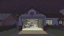 Landscape fan art rick and morty sanchez night house Custom Gaming Mat Desk picture