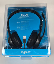 Logitech ClearChat Comfort/USB Headset H390 (Black) NEW picture
