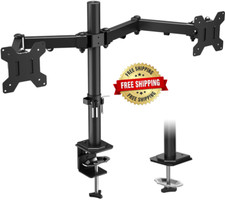 Soporte de doble escritorio para monitor montura ajustable 13-27 Inches LCD /LED picture