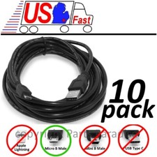 Lot10pk 15ft long USB Micro 5pin Digital Phone/Charger/Sync/Data Cable/Cord/Wire picture