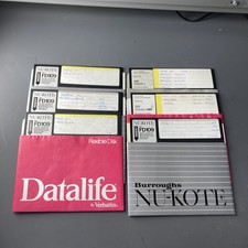 LOT OF 6-RadioShack Tandy TRSDOS III 4.1 II 2.05 -8 Inch Floppy Diskette picture