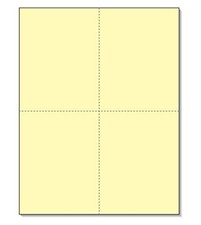 Printer Postcards Cardstock 250 Sheets, 1000 Cards, 8.5 x 11, 4 Up picture