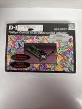D-Link DE-220PCT 10Mbps Combo 16-Bit Ethernet ISA Adapter-New Sealed Unopened picture
