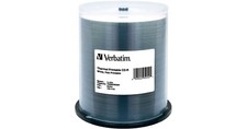 100-Pack Verbatim White Thermal Hub Printable, 52X 80-Min CD-R's, Verbatim 95254 picture