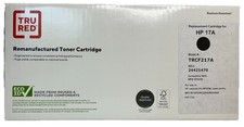 CF217A Black Toner Cartridge TRU RED HP 17A Replacement Laser jet Pro NEW SEALED picture