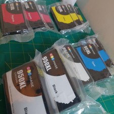 12 Pack GPC Image Printer Ink 950XL 951XL Black Yellow Cyan Magenta NEW Sealed picture