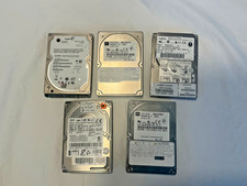 Hard Drives formatted (5): IBM Toshiba Momentus Fujitsu  plus SCSI 50 pin picture