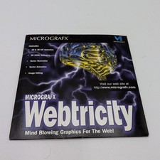 Micrografx Webtricity Graphics Gif Animation Vintage Windows 95 Software Cd picture
