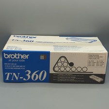 Genuine OEM Brother TN-360 Toner Cartridge - Black - New picture