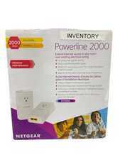*NEW* NETGEAR Powerline 2000 PLP2000 2-Pack Gigabit Ethernet Adapter White #30 picture