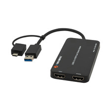 USB 3.0 (Type A/C) to Dual HDMI 4K 30Hz & 1080P 60Hz Adapter [JTD-USB-2HDMI] picture