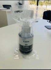 NEW Canon 20 PGBK Black Ink Bottle GI-20 PGBK 170ml for PIXMA G5020 G6020 G7020 picture