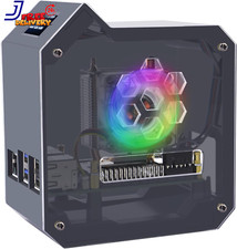 Mini Tower Kit for Raspberry Pi 5, Case with ICE Tower Cooler 0.96'' OLED Module picture