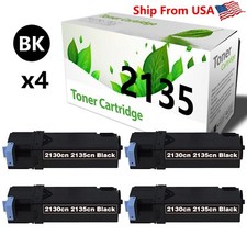 (4-Pack,Black) 330-1389 Toner Cartridge for 2130CN Printer picture