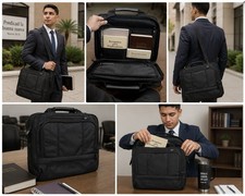 Brenthaven Computer Bag Briefcase Black Bellingha...laptop bag travel  picture