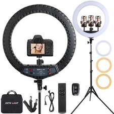 21 inch LED Ring Light with Tripod Stand, Video Ring Light for Self... Fast Ship picture