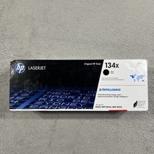 HP 134X High Yield Black Original Laser Jet Toner Cartridge W1340X New Sealed picture