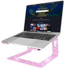 Bling Aluminum Laptop Stand,Glitter Ergonomicic Computer Stand for Desk with ... picture